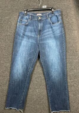 DL1961 Patti Straight Jeans Womens Size 32 Blue Denim High Rise Vintage Ankle